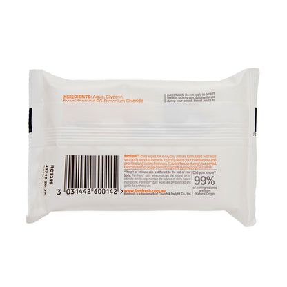 Femfresh Daily Wipes 20 Wipes