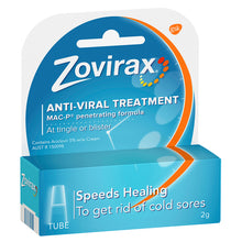 Zovirax Cold Sore Cream Tube 2g