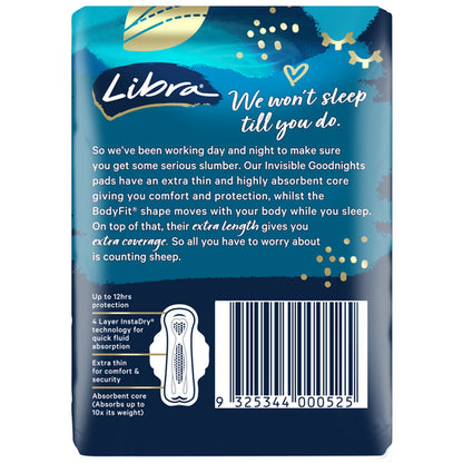 Libra Invisible Goodnights 10 Pack