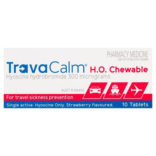 Travacalm H.O. Chewable 10 Tablets