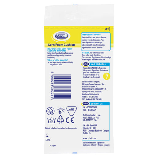 Scholl Corn Foam Cushions 9 Pack - GimmeNow