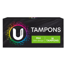 U By Kotex Slim Tampons Mini 16 Pack
