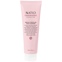 Natio Rosewater Gentle Cream-Gel Face Cleanser 100mL