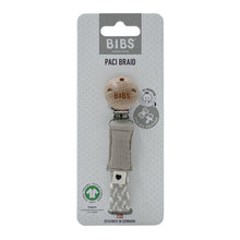 Bibs Paci Braid Ivory 1 Each - GimmeNow