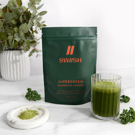 SWIISH SUPERGREEN Superfood Powder 125g