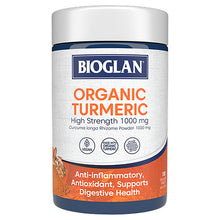 Bioglan Organics Turmeric 1000mg 100 Tablets