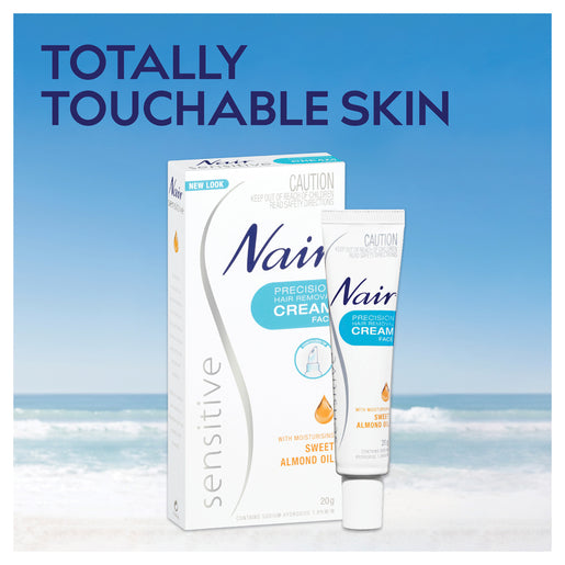 Nair Sensitive Precision Facial Hair Removal Cream 20g