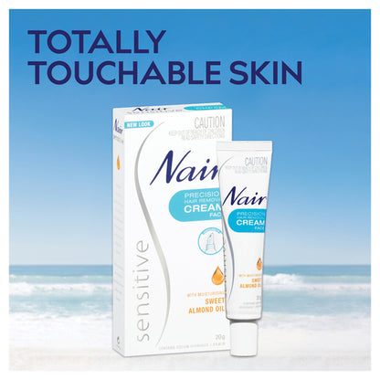 Nair Sensitive Precision Facial Hair Removal Cream 20g