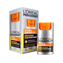 L'Oréal Paris Men Expert Hydra Energetic Anti-Fatigue Men's Facial Moisturiser with Vitamin C and SPF15 50mL - GimmeNow