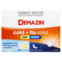 Demazin Cold & Flu Relief Day + Night 48 Tablets