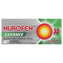 Nurofen Zavance Ibuprofen Sodium Dihydrate 256mg 24 Caplets - GimmeNow