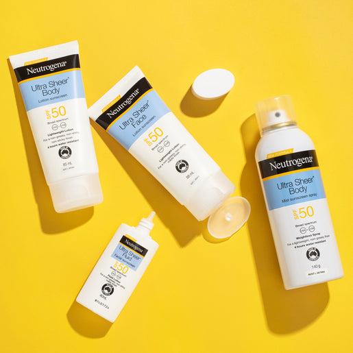 Neutrogena® Ultra Sheer Body Mist Sunscreen Spray SPF50 140g - GimmeNow