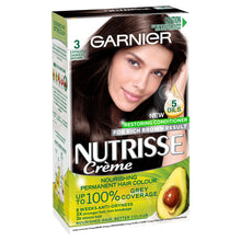 Garnier Nutrisse 3 Espresso Darkest Brown 1 Pack