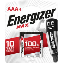 ENERGIZER MAX AAA Alkaline Batteries 4 Pack - GimmeNow