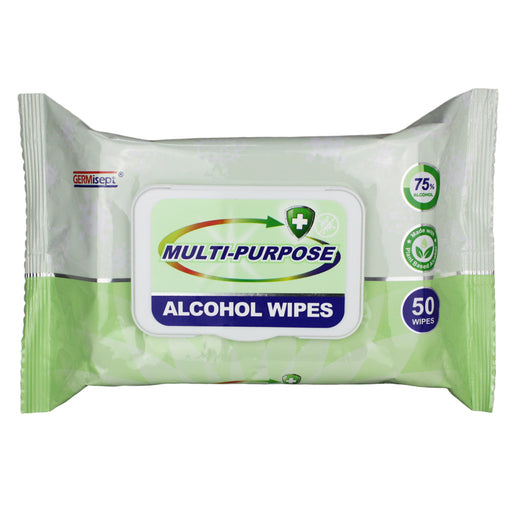 Germisept Multi-Purpose Alcohol Wipes 50 Pack - GimmeNow