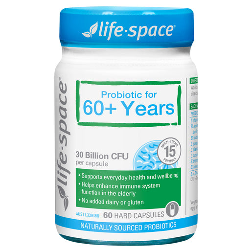 Life-Space Probiotic for 60+ Years 60 Capsules