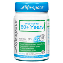 Life-Space Probiotic for 60+ Years 60 Capsules