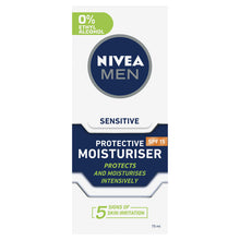 NIVEA Men Sensitive Protective Moisturiser SPF15 75mL