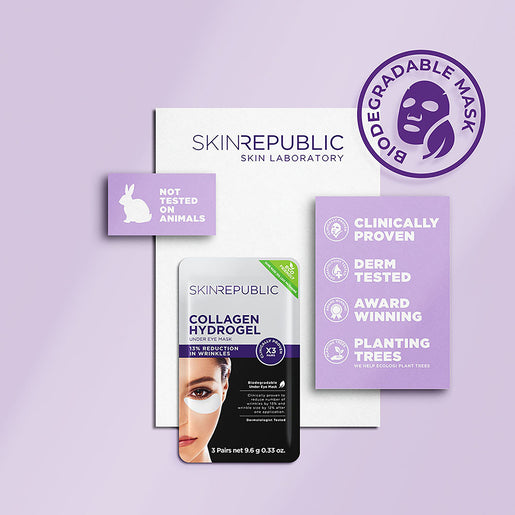 Skin Republic Collagen Biodegradable Under Eye Patches 3 Pairs - GimmeNow