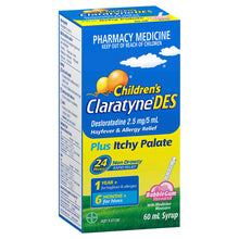 Claratyne Children's Desloratadine Syrup Bubblegum Flavoured 60mL