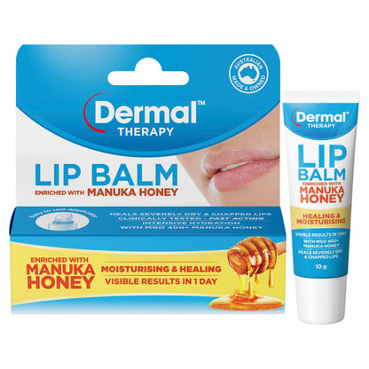 Dermal Therapy Lip Balm Enriched with Manuka Honey 10g - GimmeNow