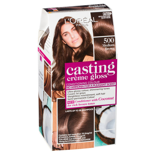 L'Oréal Paris Casting Crème Gloss 500 Medium Brown 1 Pack