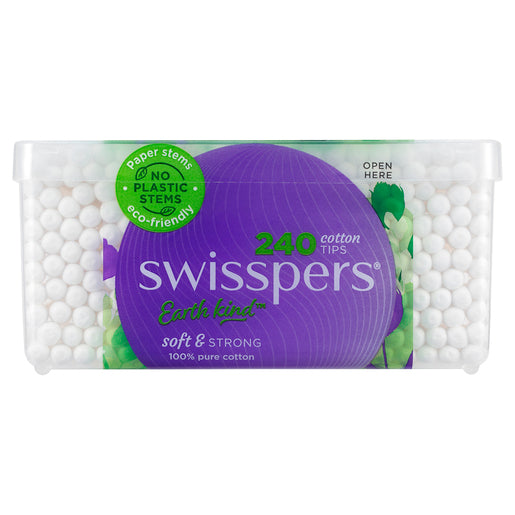 Swisspers Cotton Tips Paper Stems 240 Pack