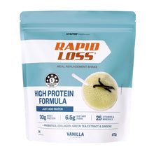 Rapid Loss Meal Replacement Shake High Protein Formula Vanilla 672g