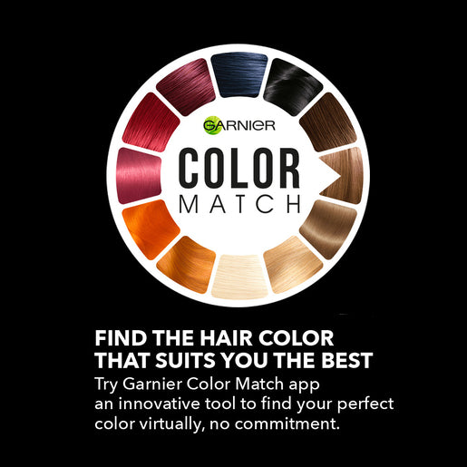 Garnier Olia 1.0 Deep Black Permanent Hair Colour No Ammonia, 60% Oils 1 Kit - GimmeNow
