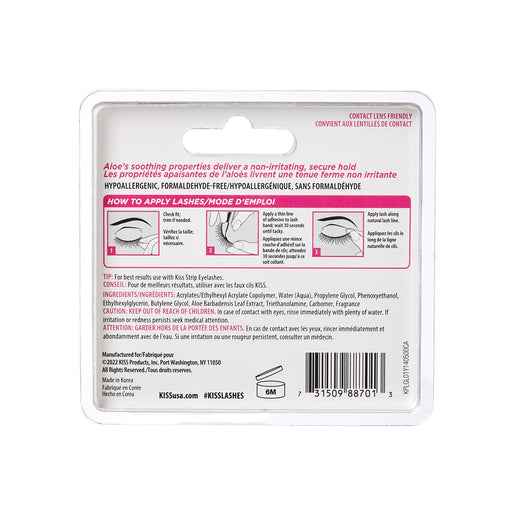 Kiss Strip Lash Adhesive with Aloe Clear 5g