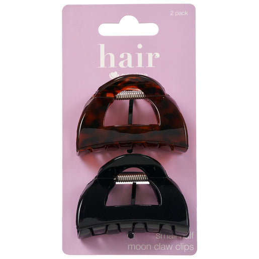 Priceline Small Half Moon Claw Clip 2 Pack