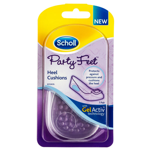 Scholl Party Feet Invisible Gel Heel Cushions 1 Pair - GimmeNow