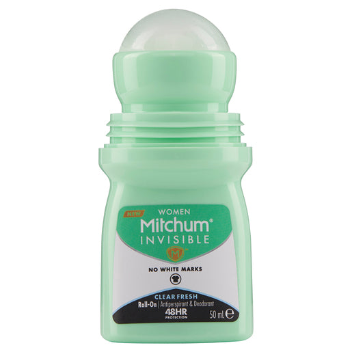 Mitchum Women Invisible Roll-On 48HR Clear Fresh 50mL
