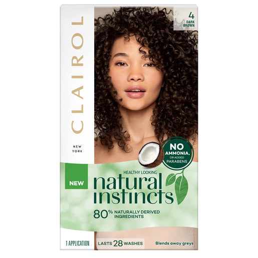 Clairol Natural Instincts 4 Dark Brown 1 Pack - GimmeNow