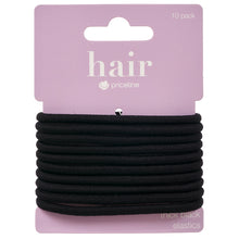 Priceline Thick Elastics Black 10 Pack
