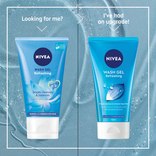 NIVEA Refreshing Face Wash Gel Cleanser 150mL