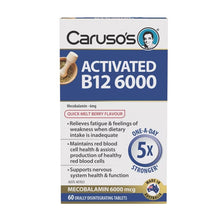 Caruso's Natural Health Activated B12 6000 60 Tablets