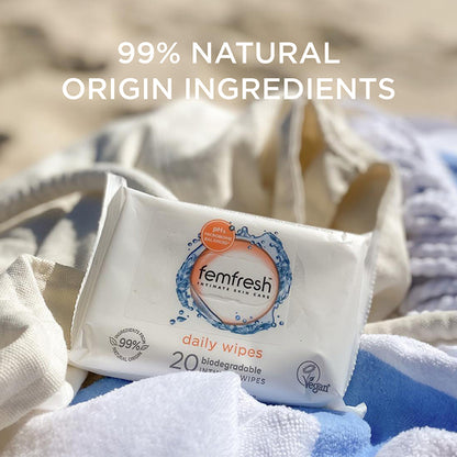 Femfresh Daily Wipes 20 Wipes