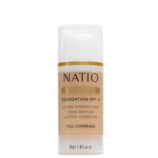 Natio Flawless Foundation SPF 15 Light Medium 30mL