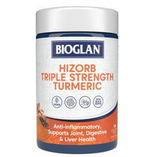 Bioglan Hi-Zorb Triple Strength Turmeric 100 Tablets