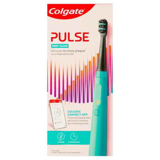 Colgate Pulse Series 1 Connected Rechargeable Deep Clean Electric Toothbrush 1 Brush Head 1 Pack