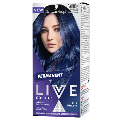 Schwarzkopf LIVE Colour Permanent Blue Mercury 1 Pack
