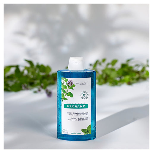 Klorane Hair Detox Shampoo with Organic Mint 400mL