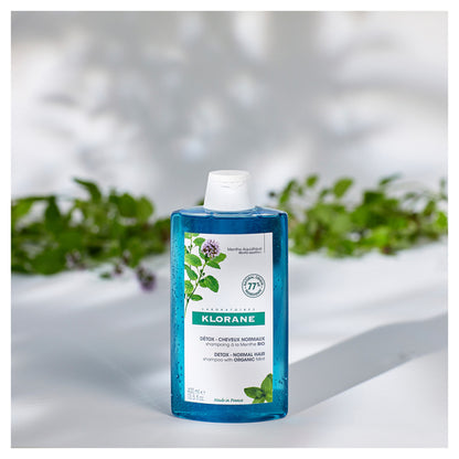 Klorane Hair Detox Shampoo with Organic Mint 400mL
