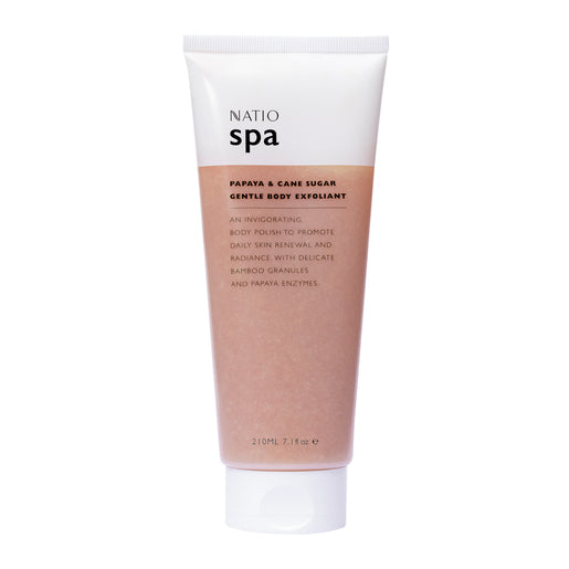 Natio Spa Papaya & Cane Sugar Gentle Body Exfoliant 210mL