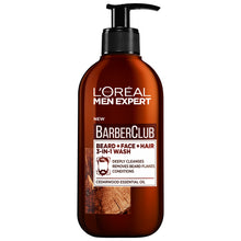 L'Oréal Paris Men Expert Barber Club 3-in-1 Beard + Face + Hair Wash 200mL