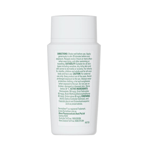 DermaVeen Sensitive Sun Invisible Fluid SPF 50+ 50mL