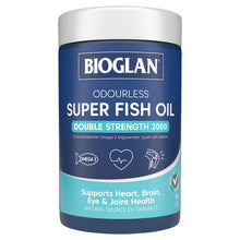 Bioglan Odourless Super Fish Oil Double Strength 2000 200 Capsules