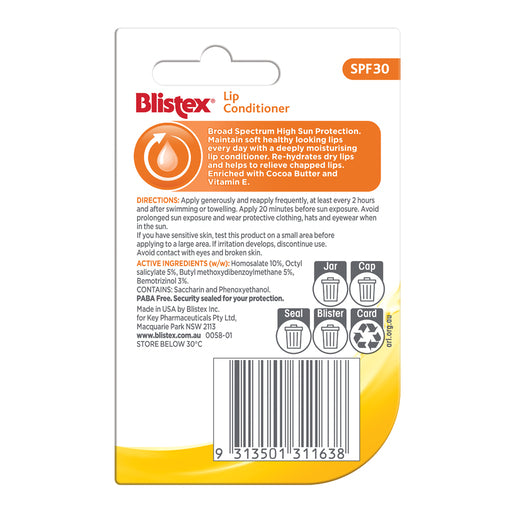 Blistex Lip Conditioner SPF30 7g - GimmeNow