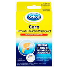 Scholl Corn Removal Plasters Washproof 8 Pack